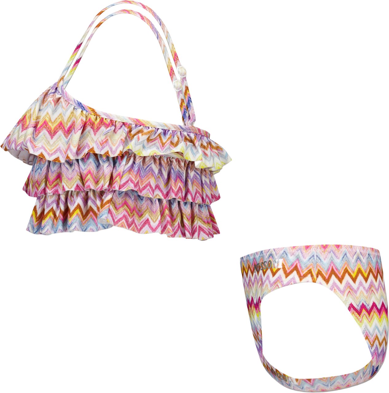 Missoni Kinder Meisjes Zwemkleding In Roze Roze