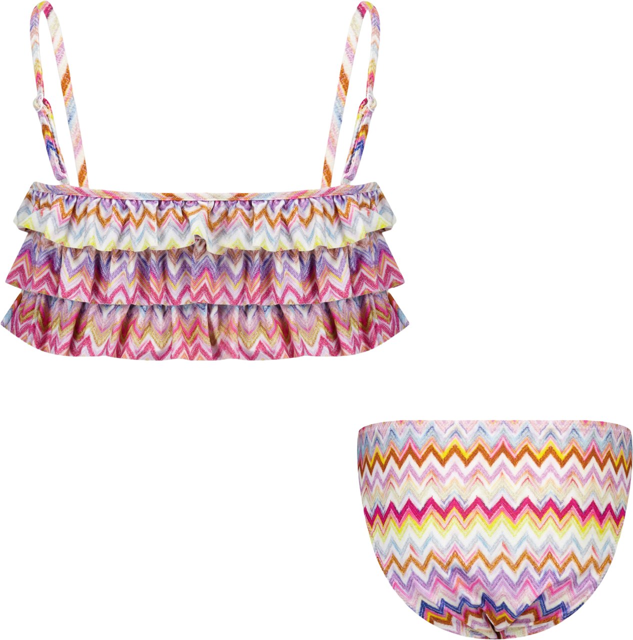 Missoni Kinder Meisjes Zwemkleding In Roze Roze
