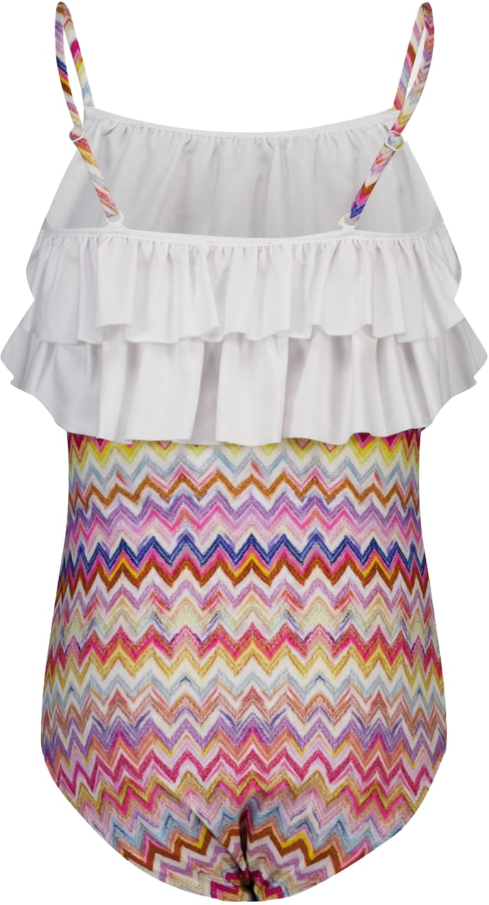 Missoni Missoni Kinder Meisjes Zwemkleding In Fuchsia Roze