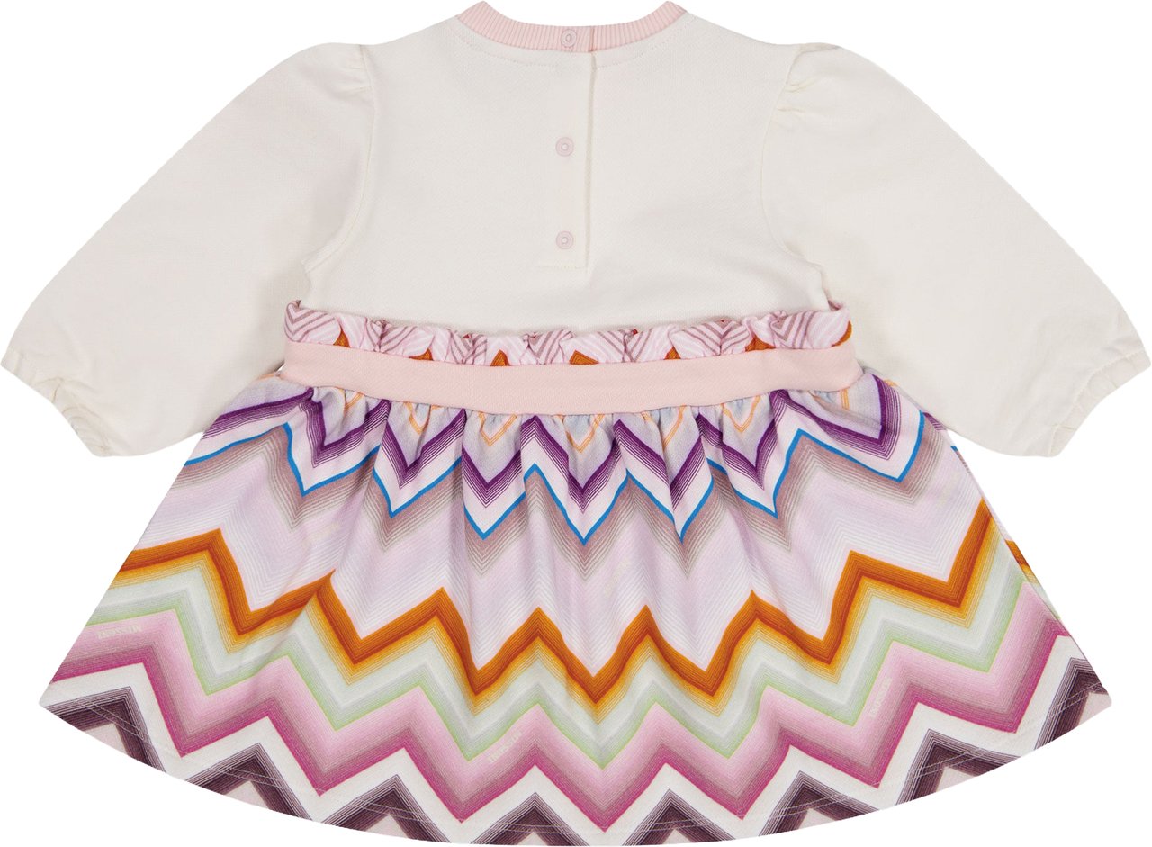 Missoni Baby Meisjes Jurk In Off White Wit