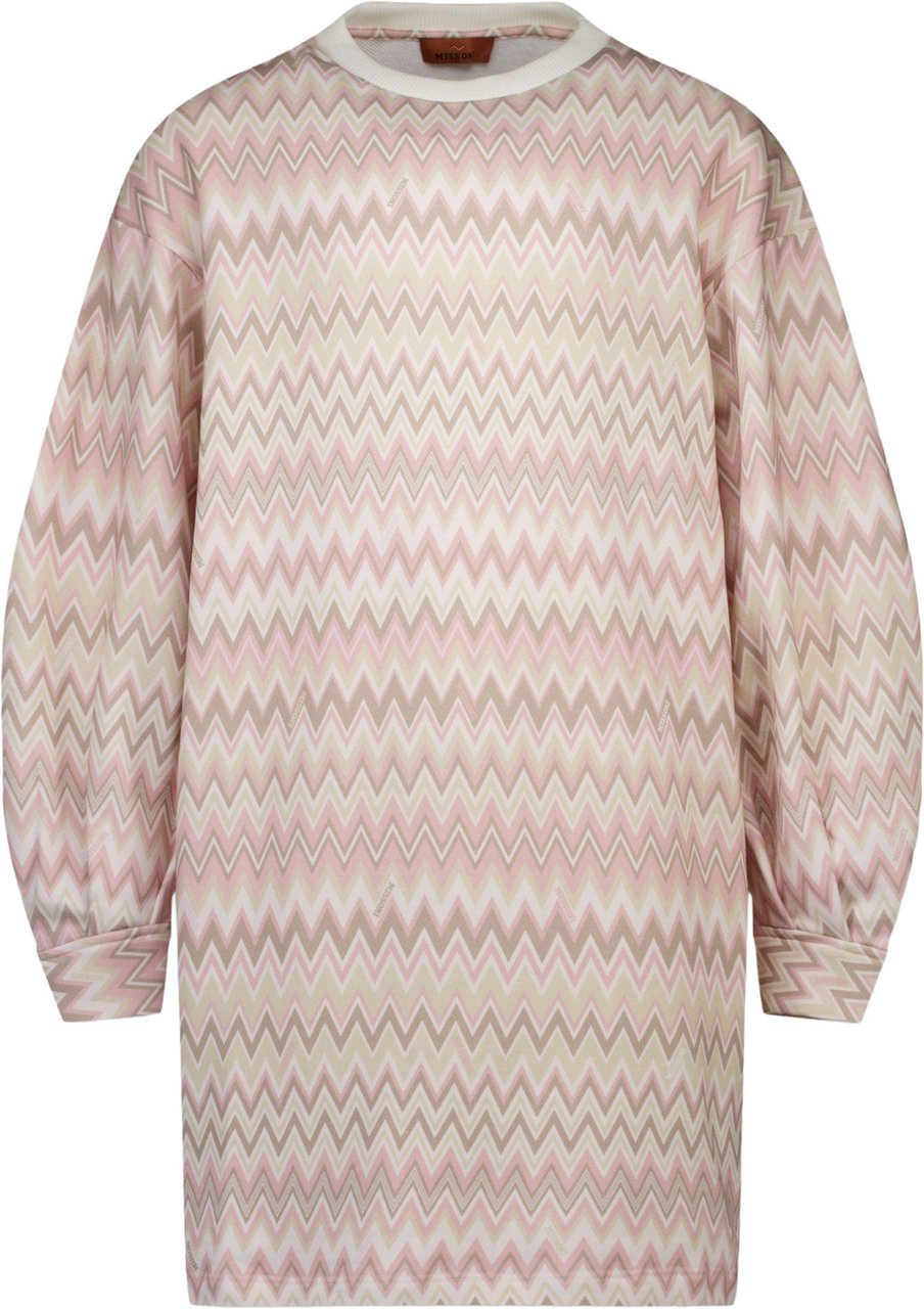 Missoni Kinder Meisjes Jurk In Licht Roze Roze