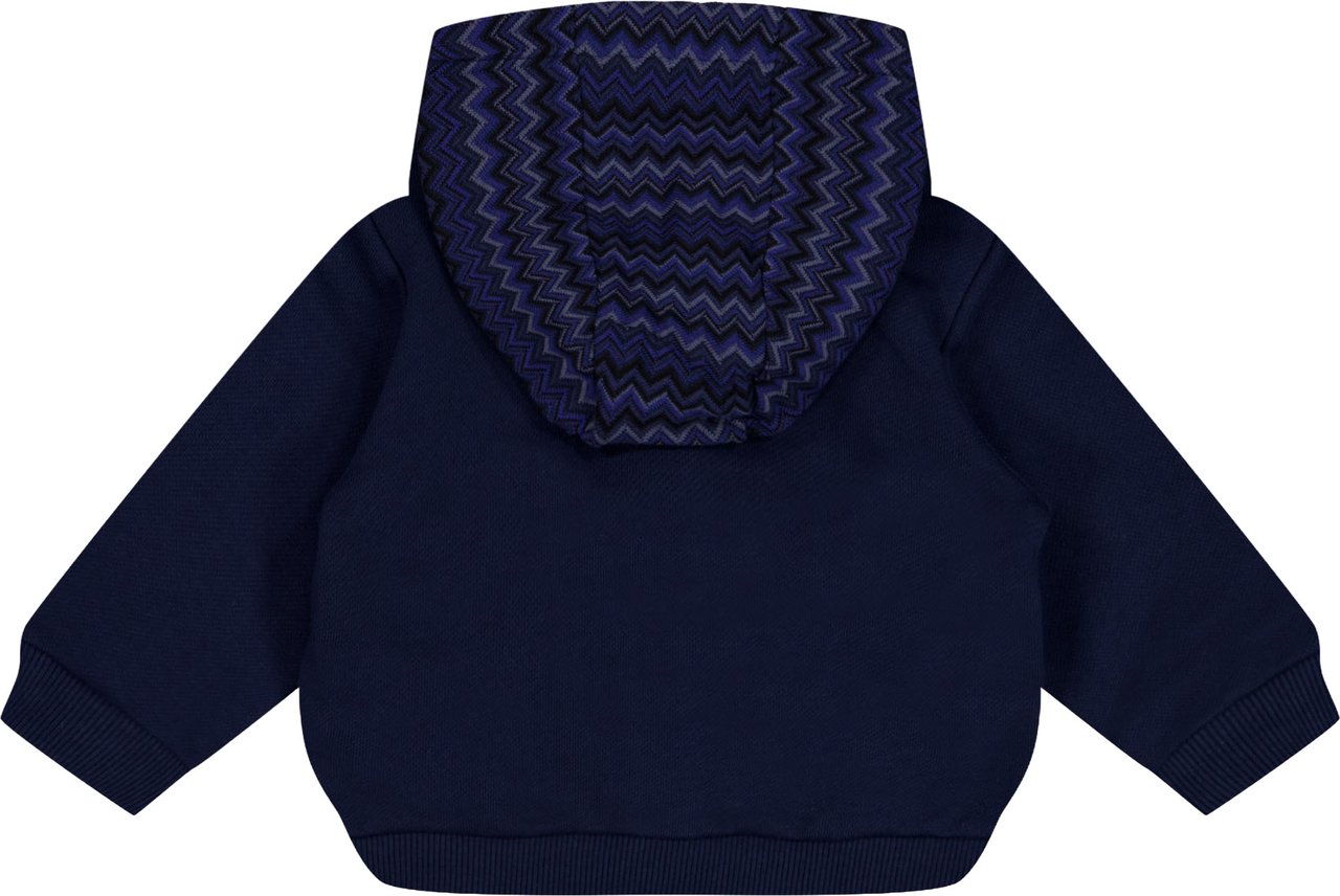 Missoni Baby Jongens Vest In Navy Blauw