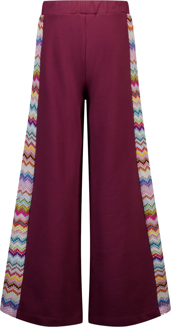 Missoni Kinder Meisjes Broek In Bordeaux Rood