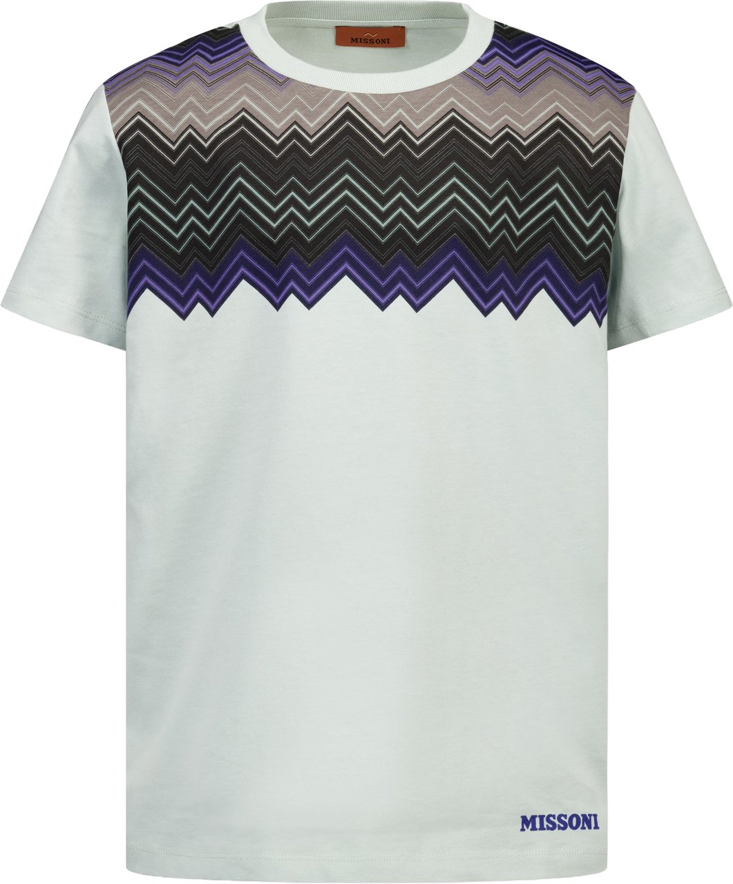 Missoni Kinder Jongens T-Shirt In Mint Groen