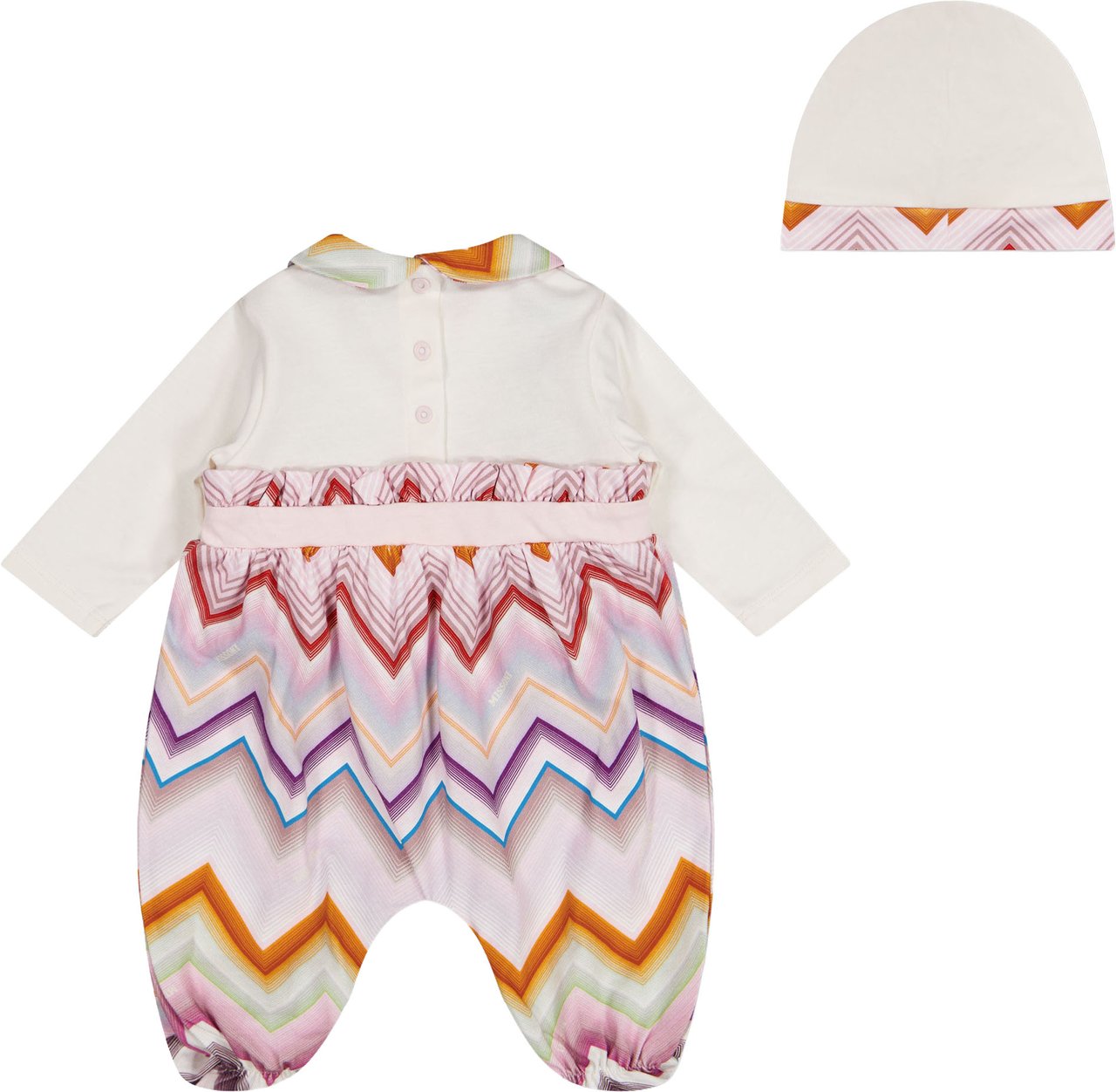 Missoni Baby Meisjes Boxpakje In Off White Wit
