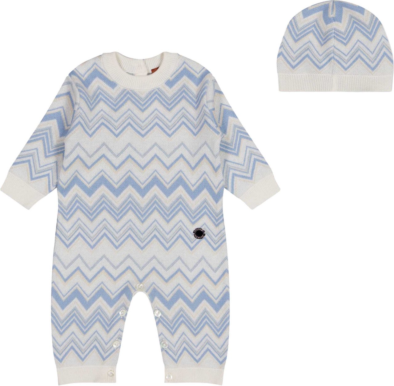Missoni Baby Jongens Boxpakje In Licht Blauw Blauw