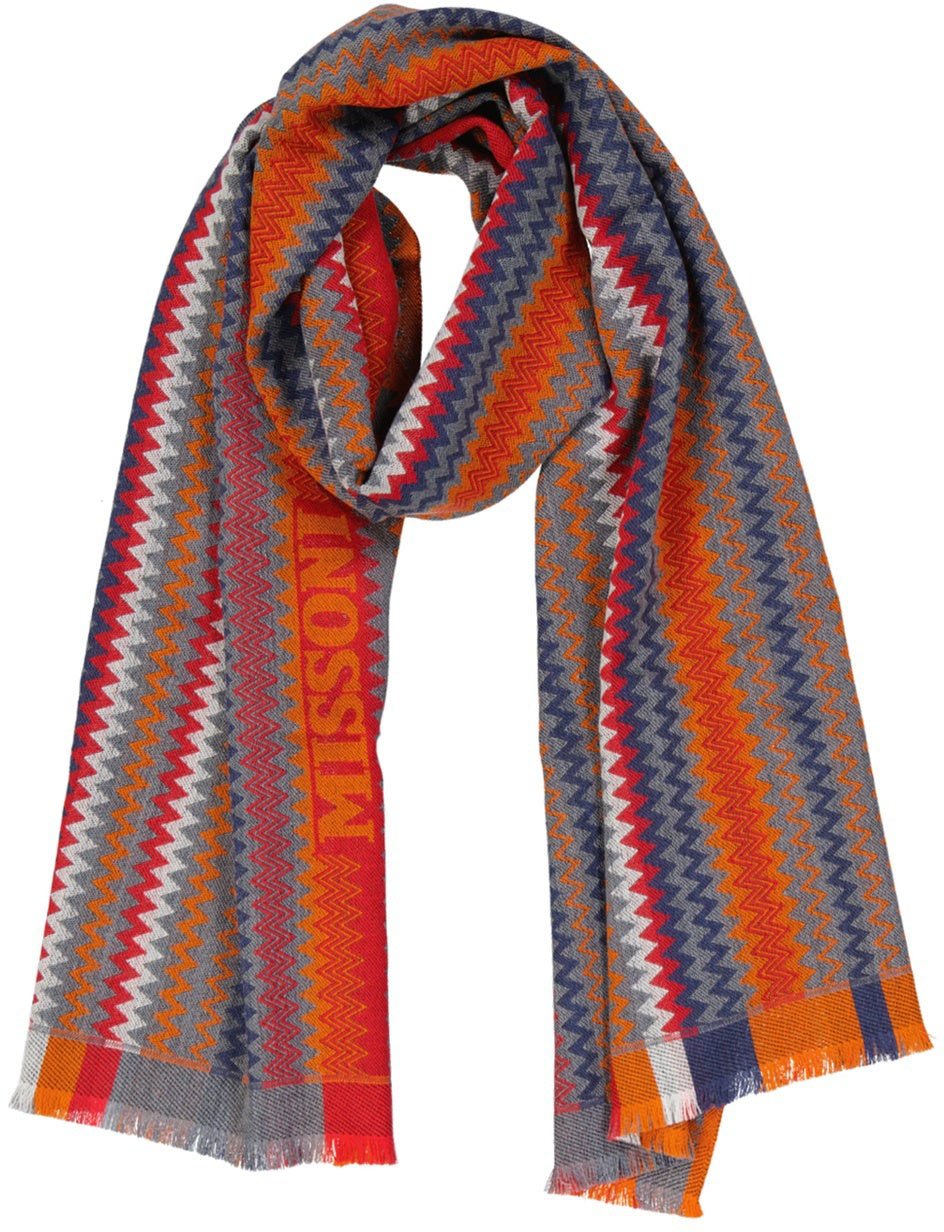 Missoni MISSONI Wool Scarf Grijs