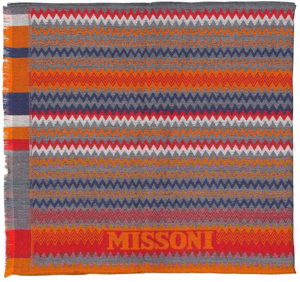 Missoni MISSONI Wool Scarf Grijs