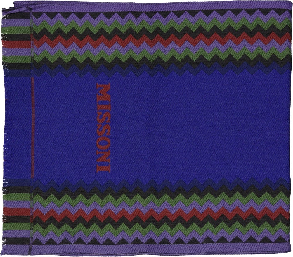 Missoni MISSONI Wool Scarf Blauw