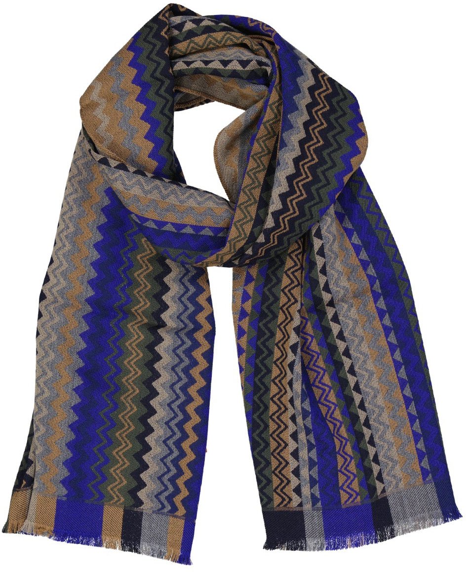 Missoni MISSONI Wool Scarf Blauw