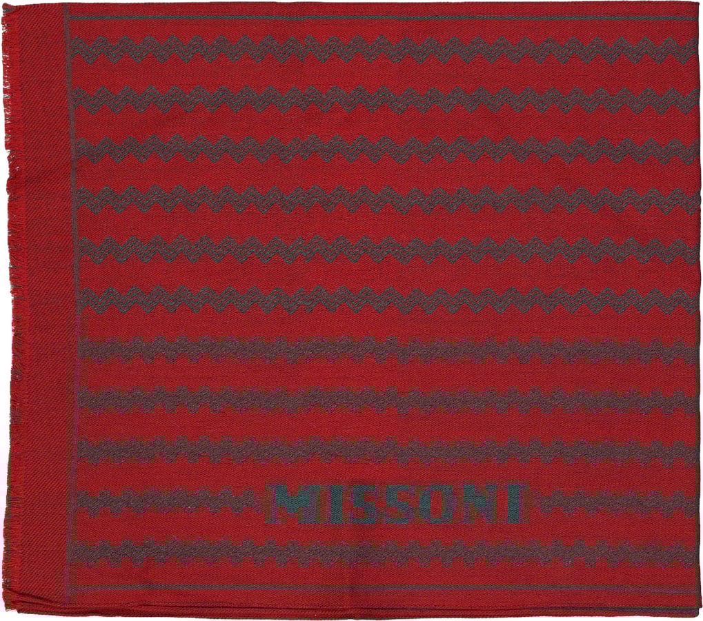 Missoni MISSONI Wool Scarf Rood