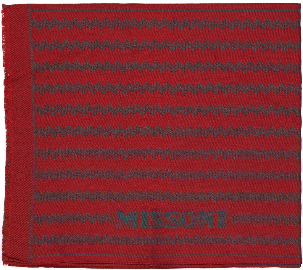 Missoni MISSONI Wool Scarf Rood