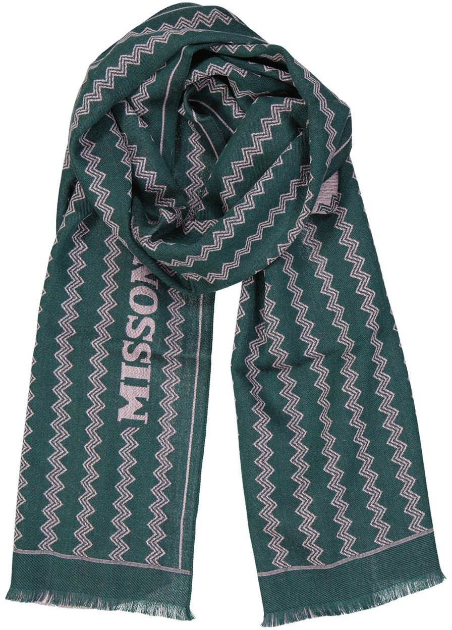 Missoni MISSONI Wool Scarf Groen