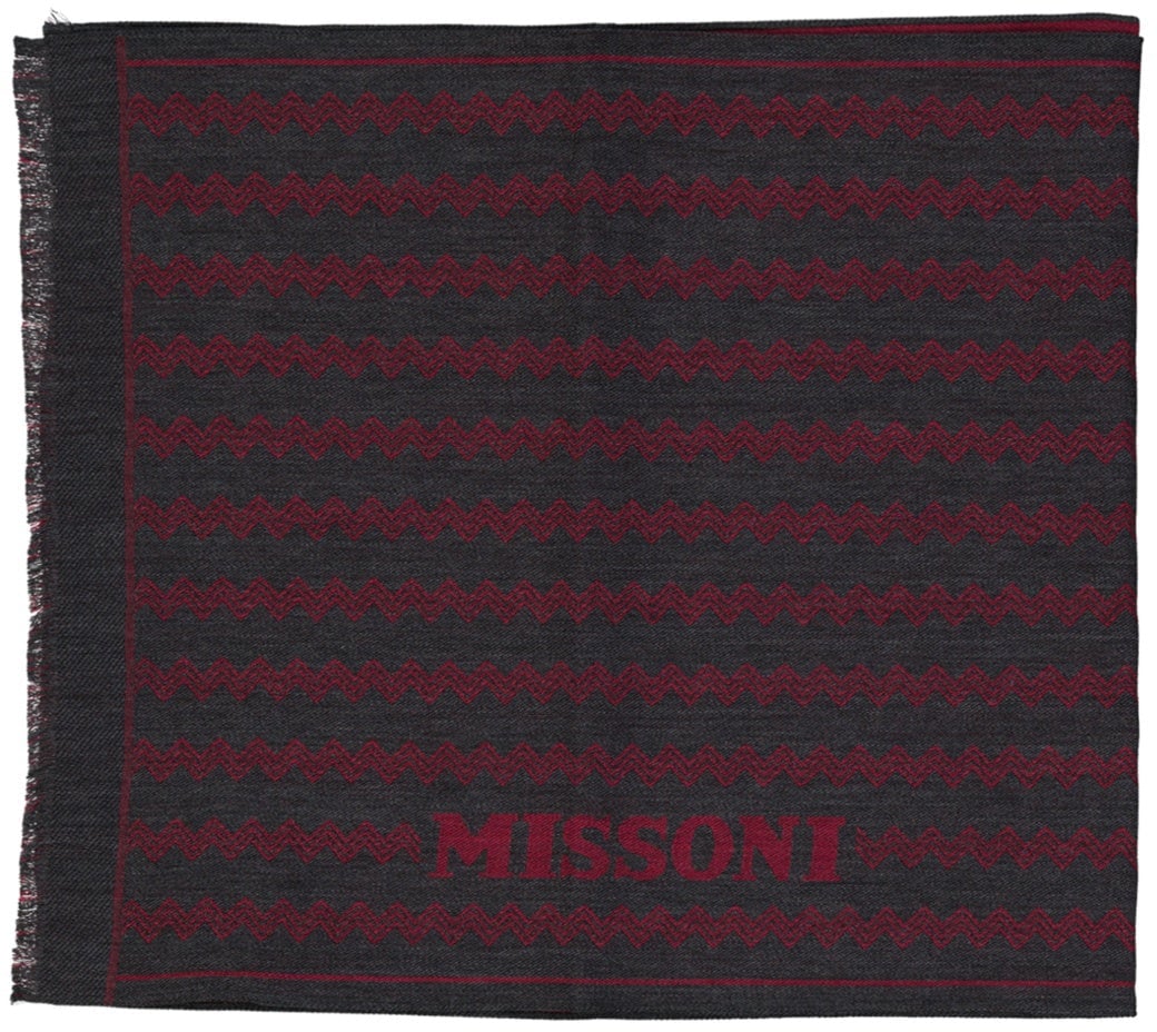 Missoni MISSONI Wool Scarf Grijs