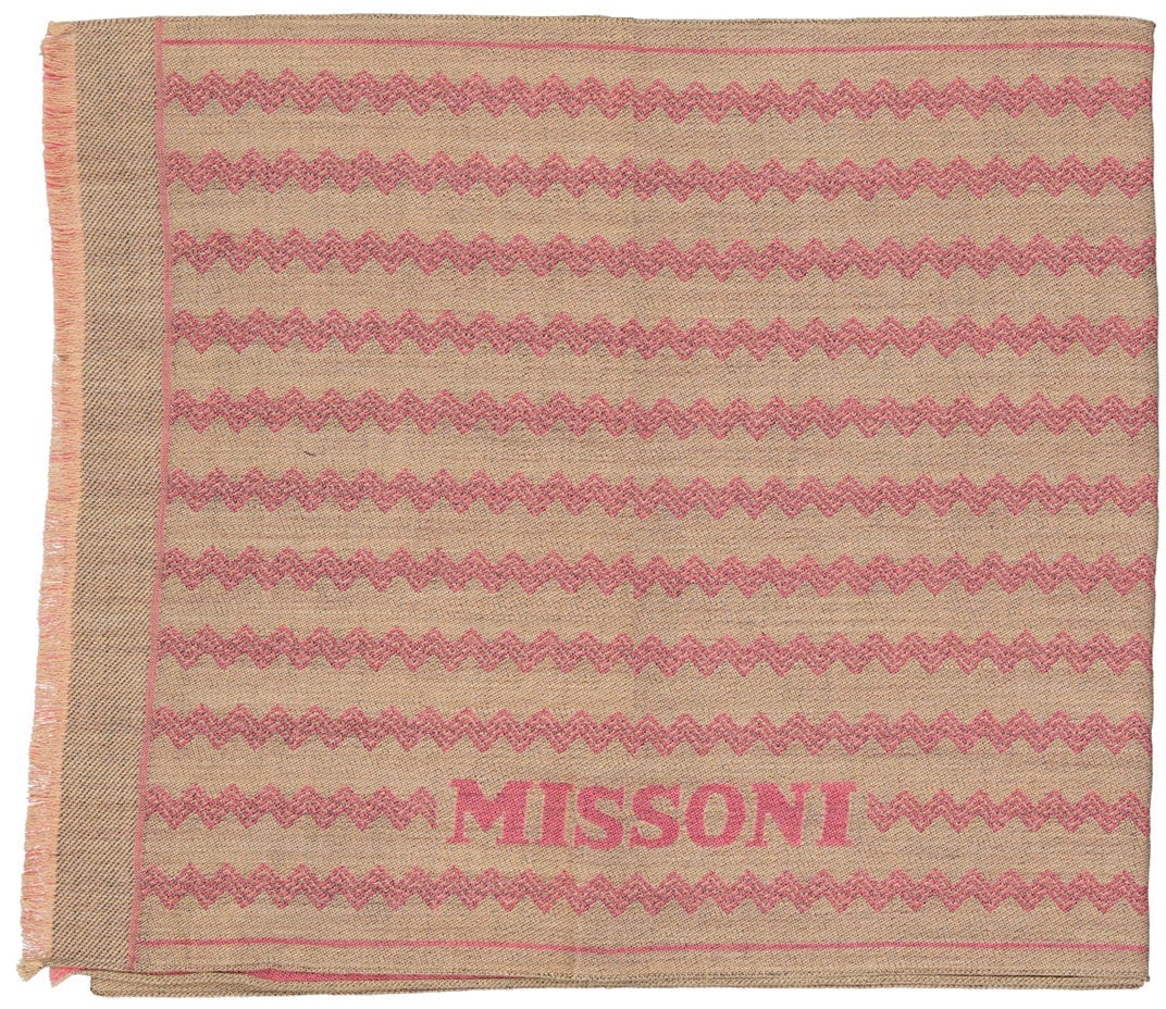 Missoni MISSONI Wool Scarf Roze