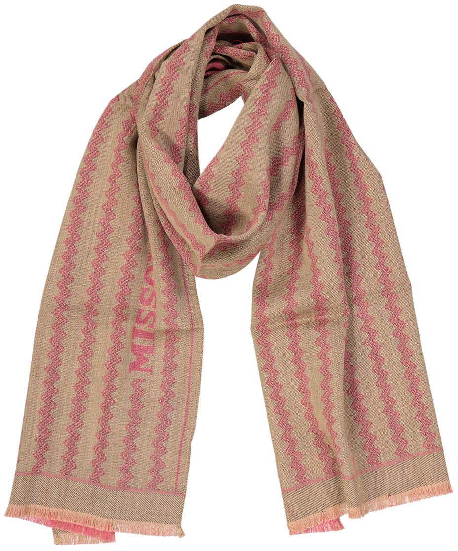 Missoni MISSONI Wool Scarf Roze