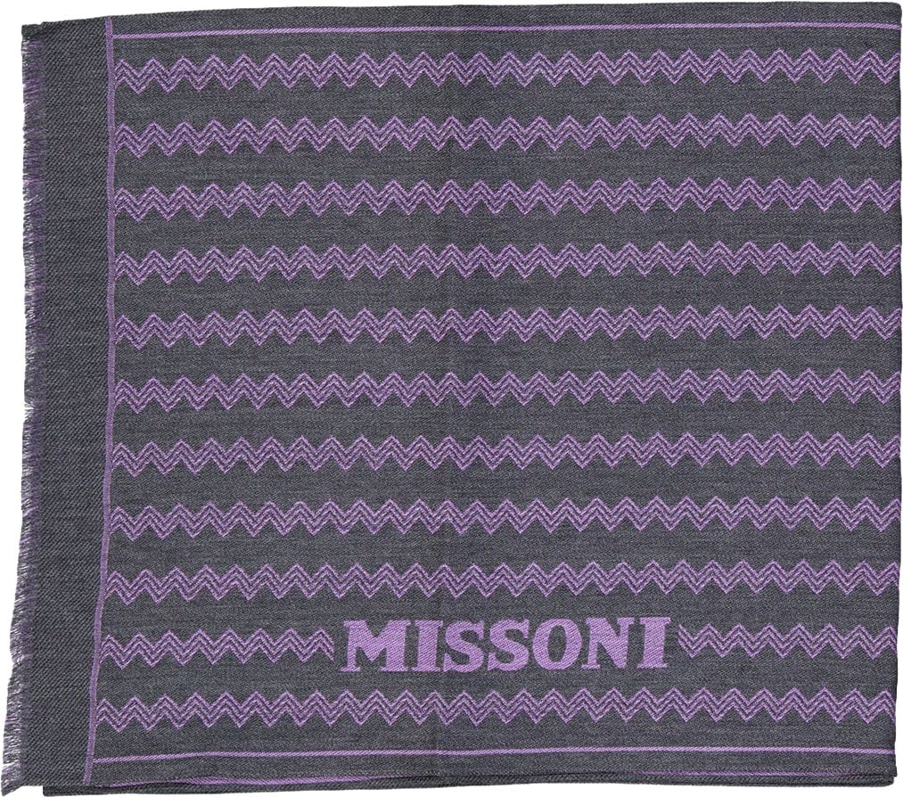 Missoni MISSONI Wool Scarf Grijs
