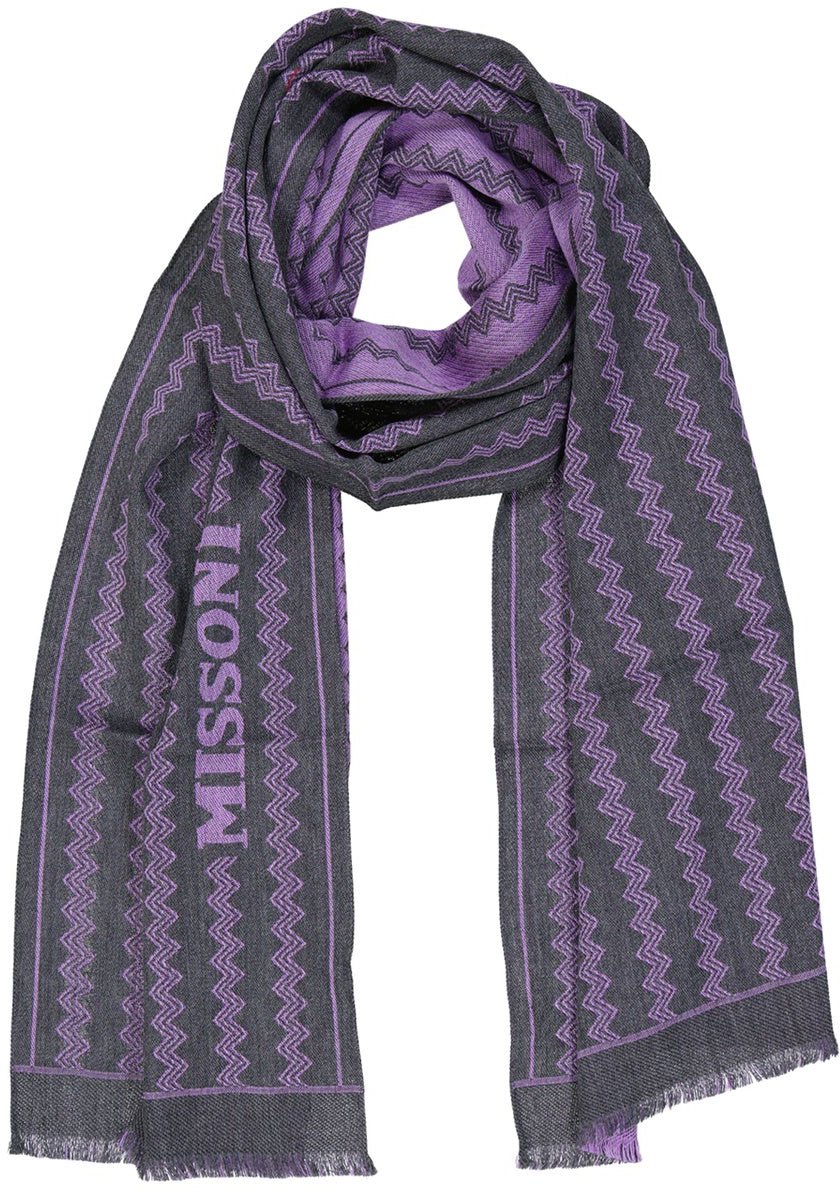 Missoni MISSONI Wool Scarf Grijs