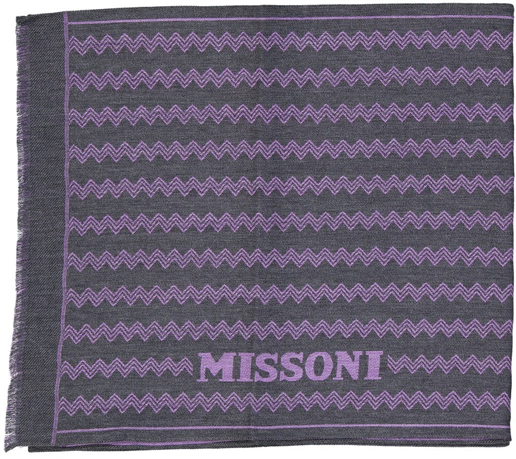Missoni MISSONI Wool Scarf Grijs