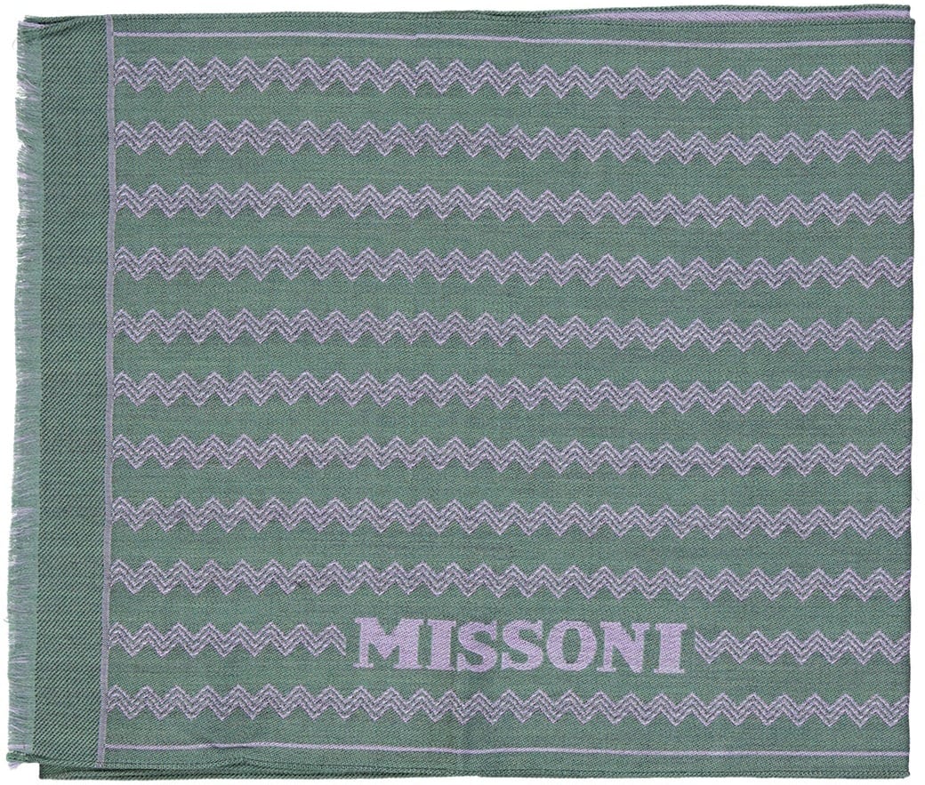Missoni MISSONI Wool Scarf Groen