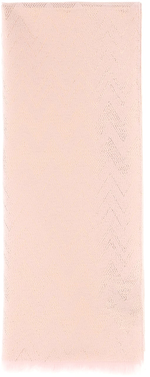Missoni Missoni Pink viscose blend scarf Roze
