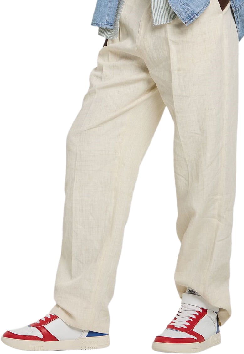 Missoni White high sneakers with blue red details Wit