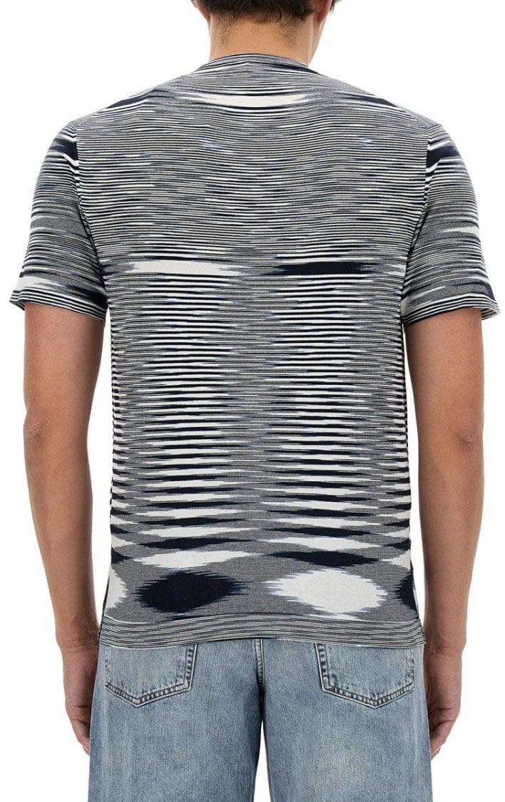 Missoni Cotton T-Shirt Blauw