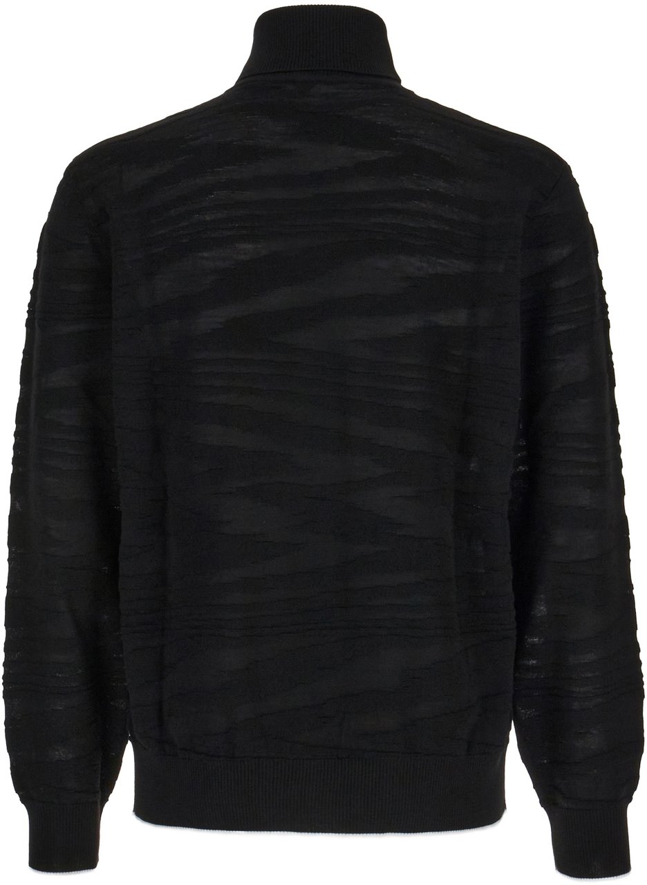 Missoni Missoni Black wool blend sweater Zwart