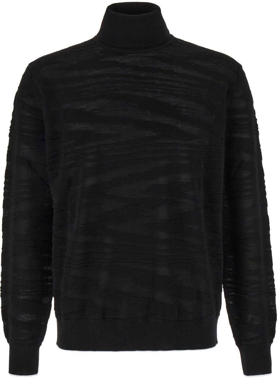 Missoni Missoni Black wool blend sweater Zwart