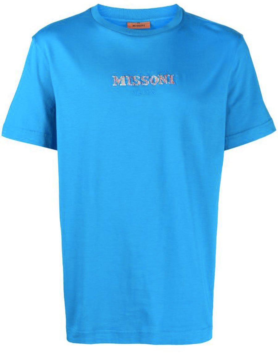 Missoni T-shirts Blue Blauw
