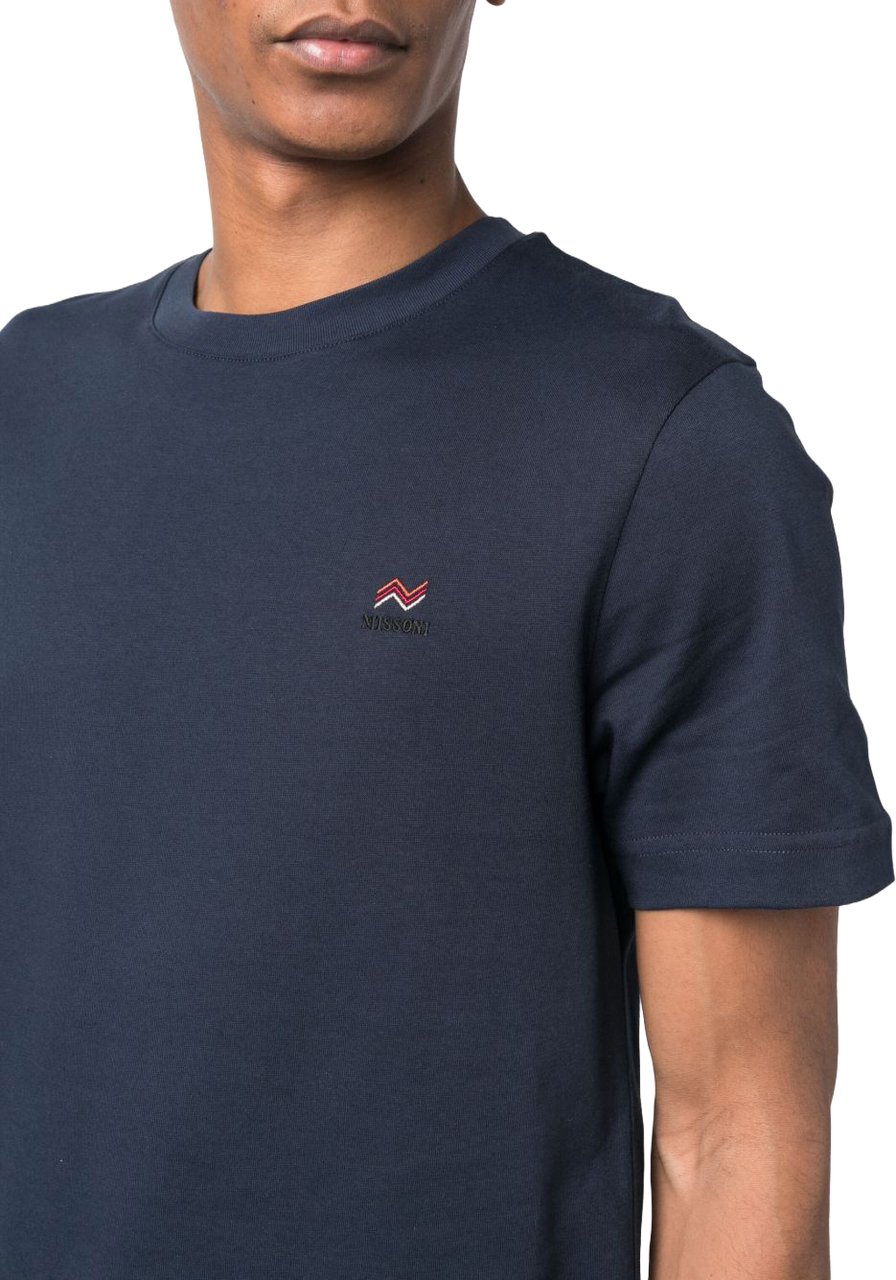Missoni T-Shirts And Polos Blue Navy