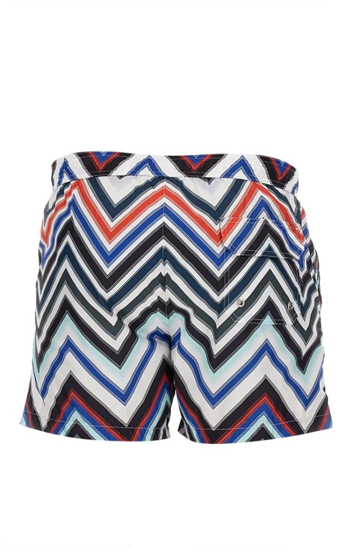 Missoni Vibrant Zigzag Pattern Swimsuit By Missoni Divers