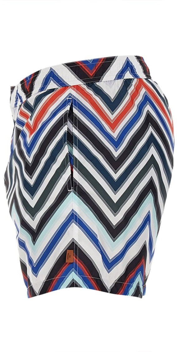 Missoni Vibrant Zigzag Pattern Swimsuit By Missoni Divers