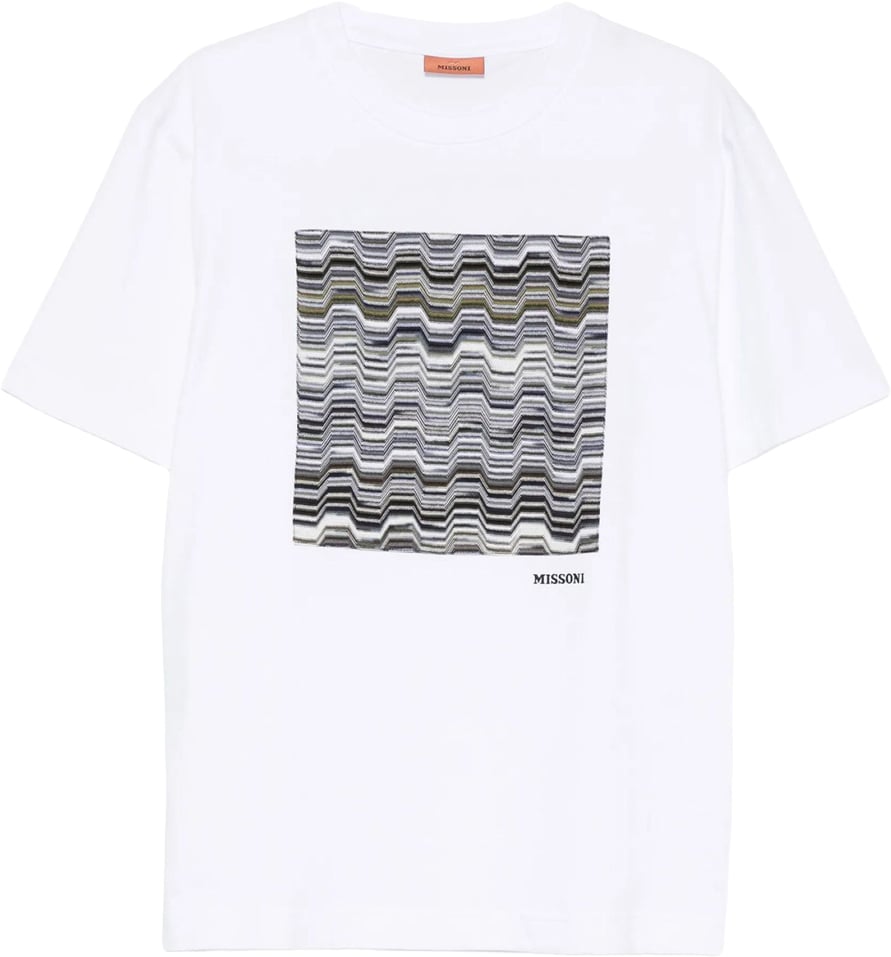 Missoni T-Shirts And Polos White/Green Tones Wit