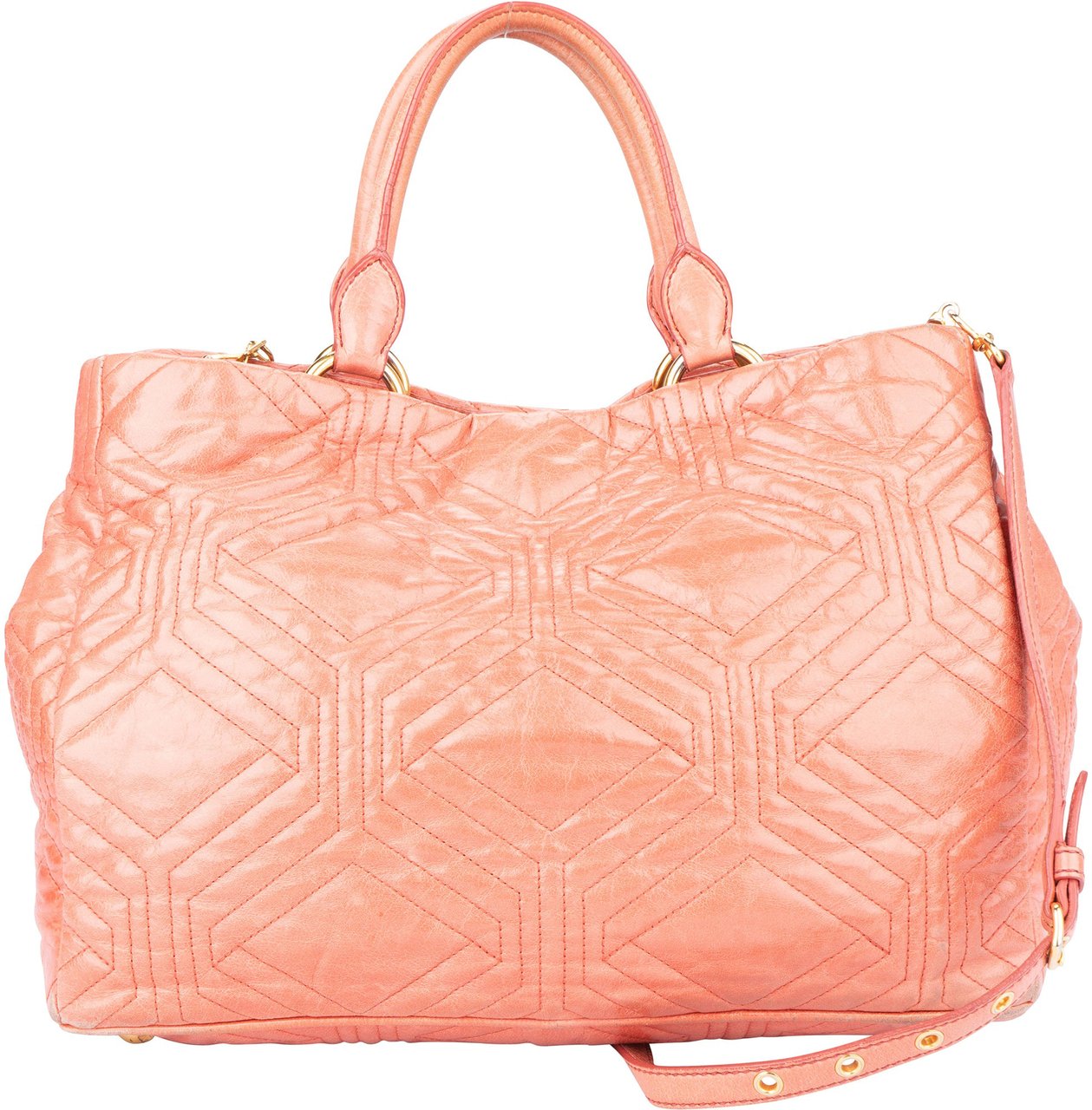 Miu Miu Miu Miu Quilted Leather City Handbag Divers