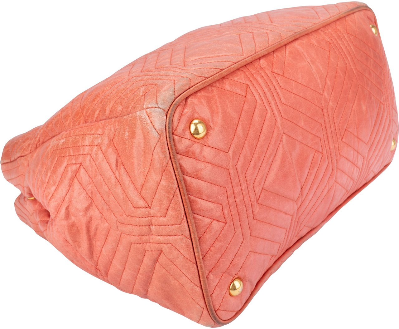 Miu Miu Miu Miu Quilted Leather Trapu City Handbag Divers