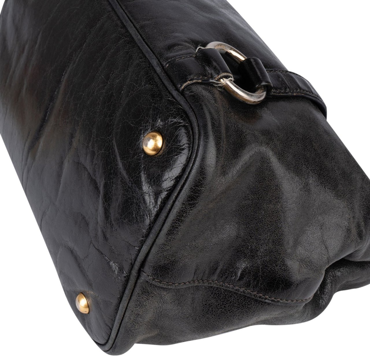 Miu Miu Miu Miu Vitello Lux Handbag Zwart