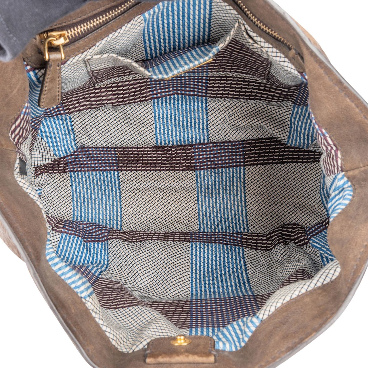 Miu Miu Miu Miu Nappa Monk Satchel City Handbag Bruin