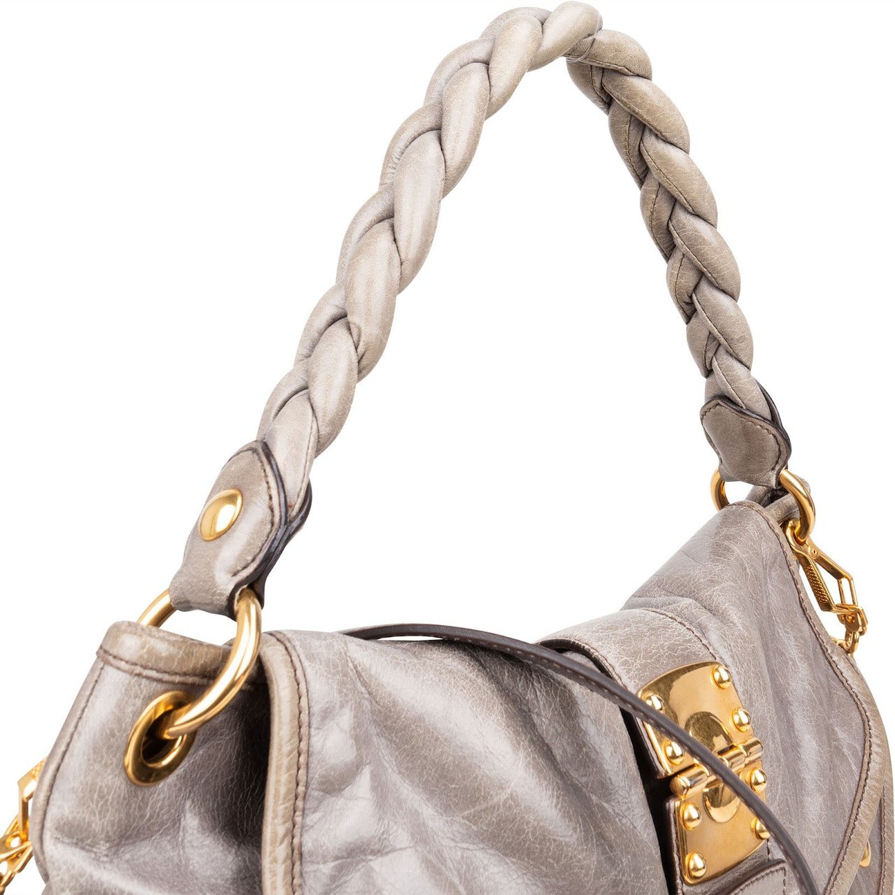 Miu Miu Miu Miu Quilted Leather City Handbag Divers