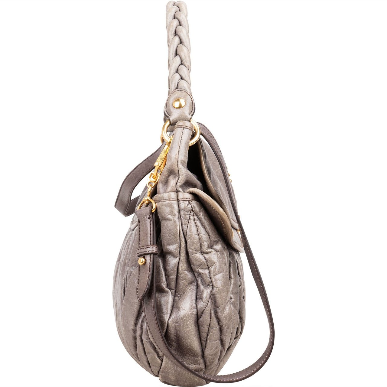 Miu Miu Miu Miu Quilted Leather City Handbag Divers