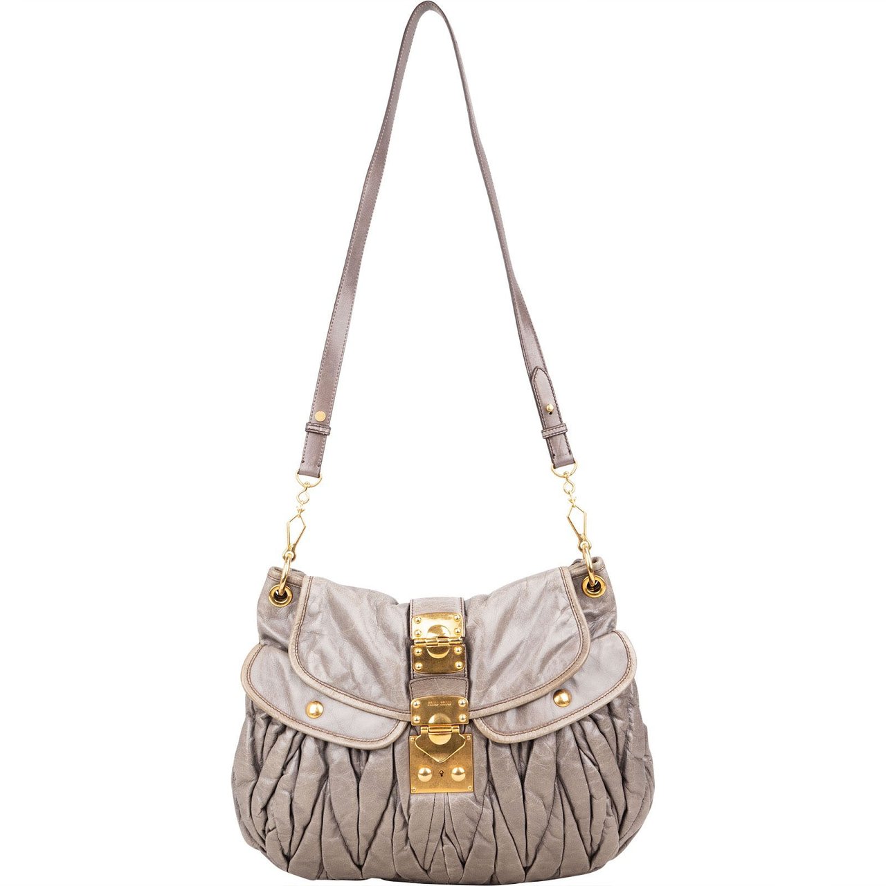 Miu Miu Miu Miu Quilted Leather City Handbag Divers