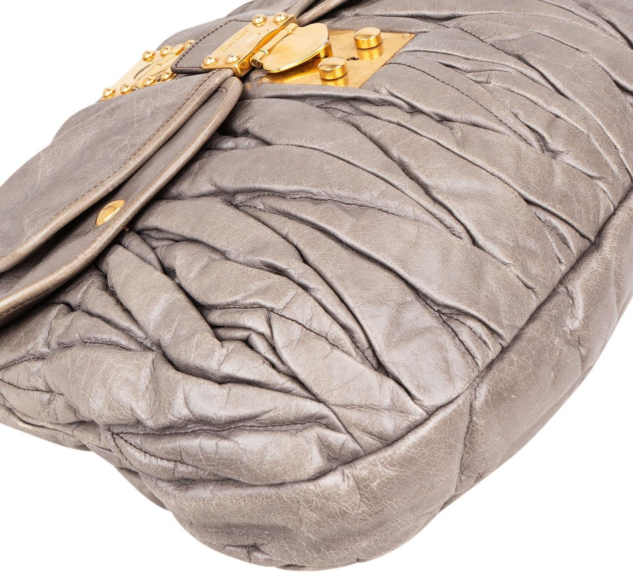 Miu Miu Miu Miu Quilted Leather City Handbag Divers