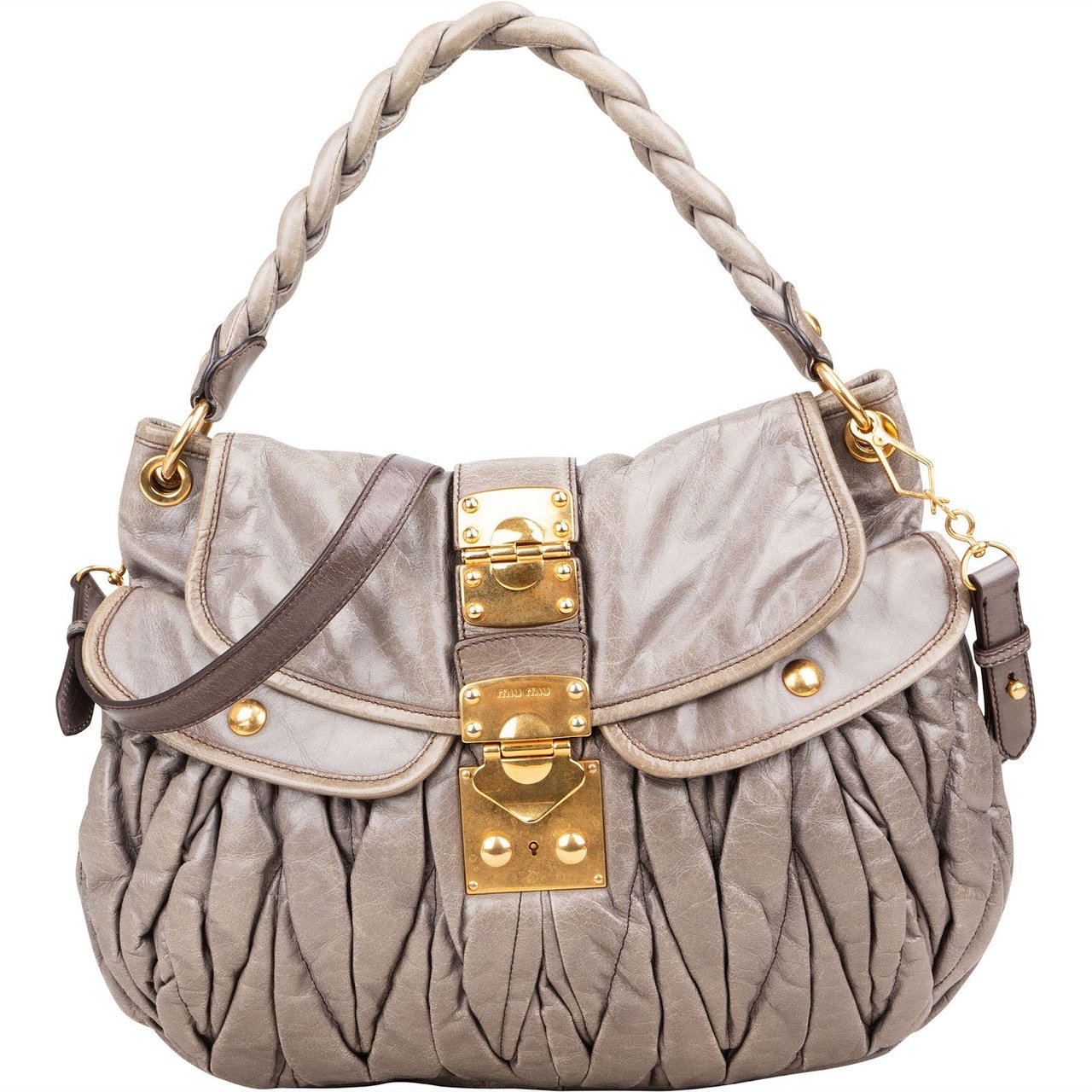 Miu Miu Miu Miu Quilted Leather City Handbag Divers