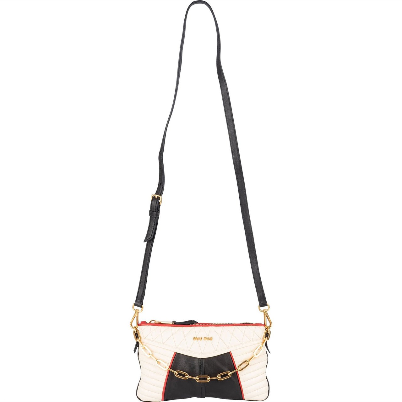 Miu Miu Miu Miu Quilted Leather Colorblock Handbag Divers
