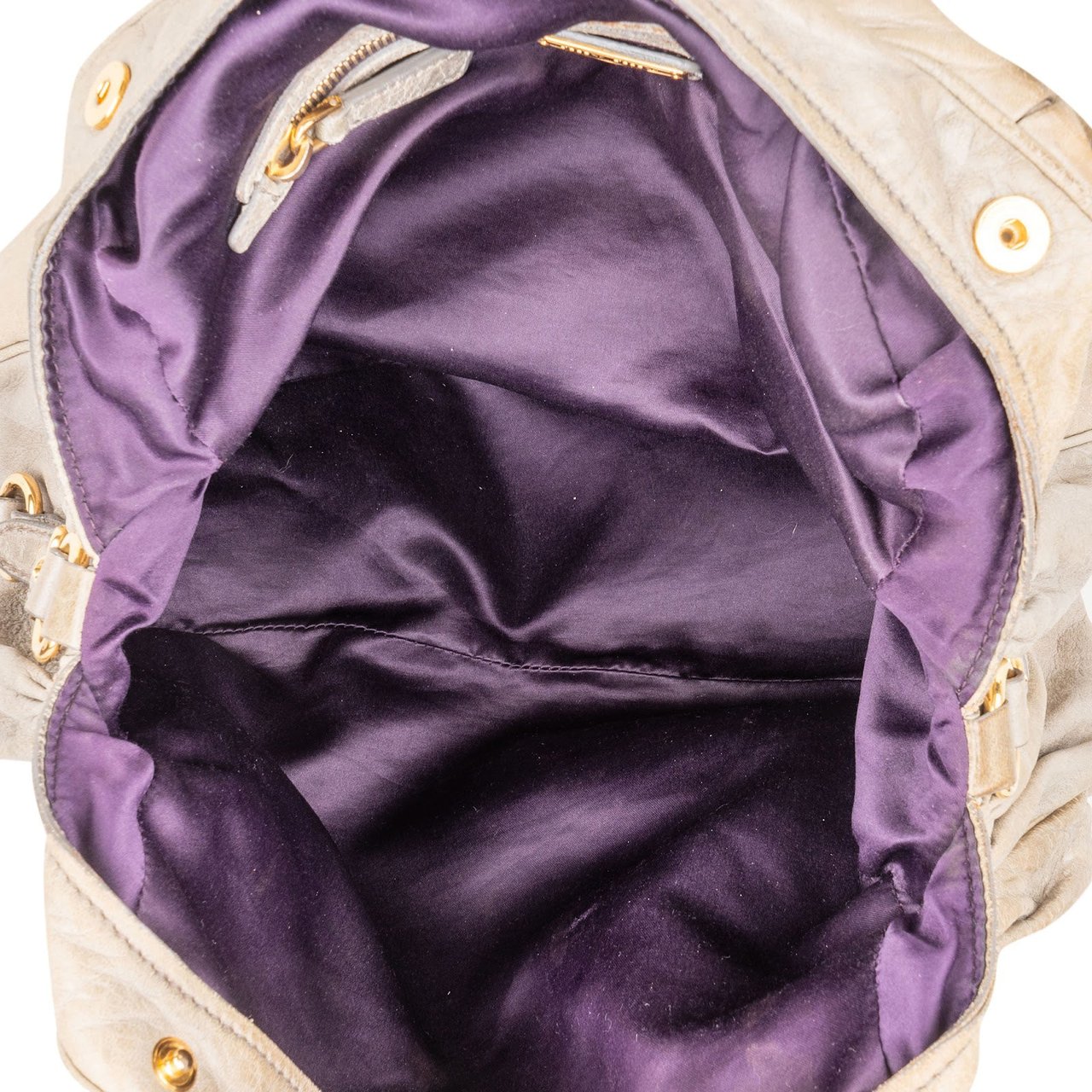 Miu Miu Miu Miu Vitello Lux Satchel City Handbag Divers