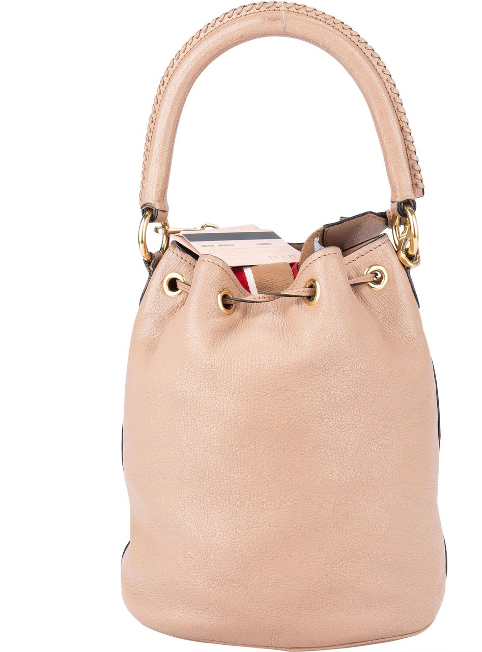 Miu Miu Miu Miu Cammeo Leather Madras Bucket Handbag Divers