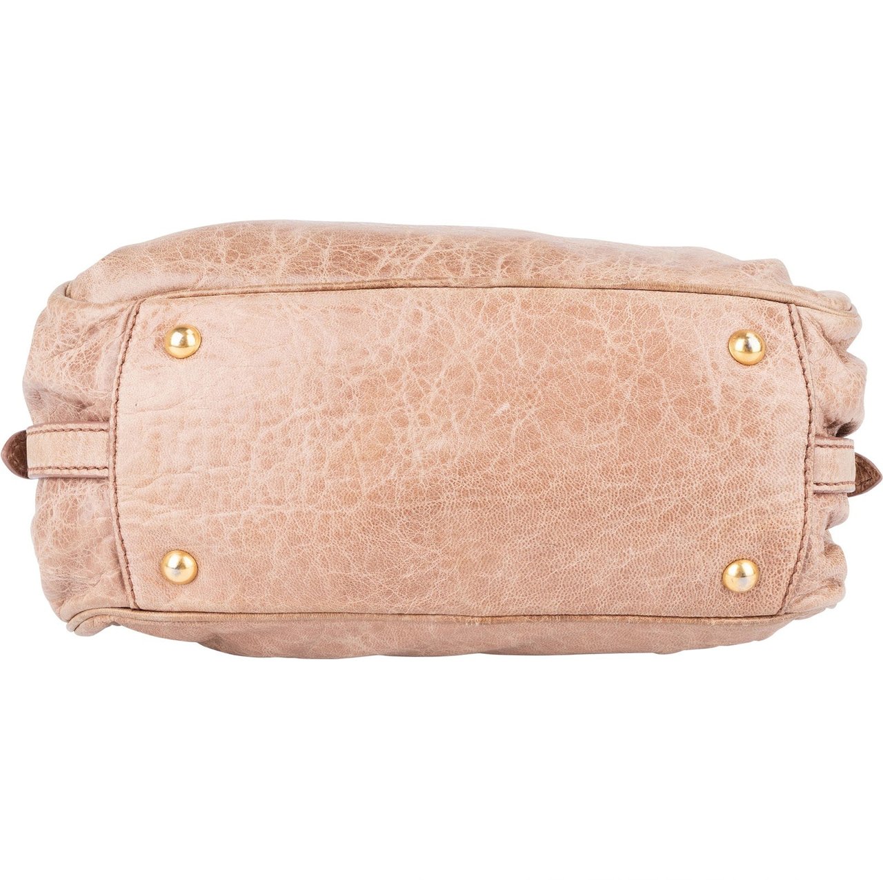 Miu Miu Miu Miu Vitello Lux City Handbag Beige