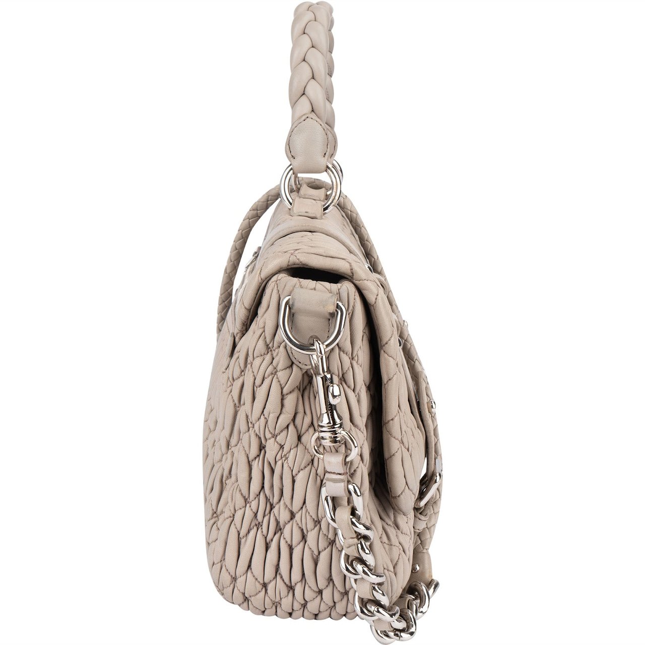 Miu Miu Miu Miu Quilted Leather Coffer Handbag Divers