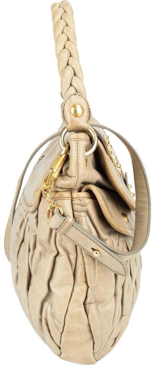 Miu Miu Vitello Lux City Handbag Divers