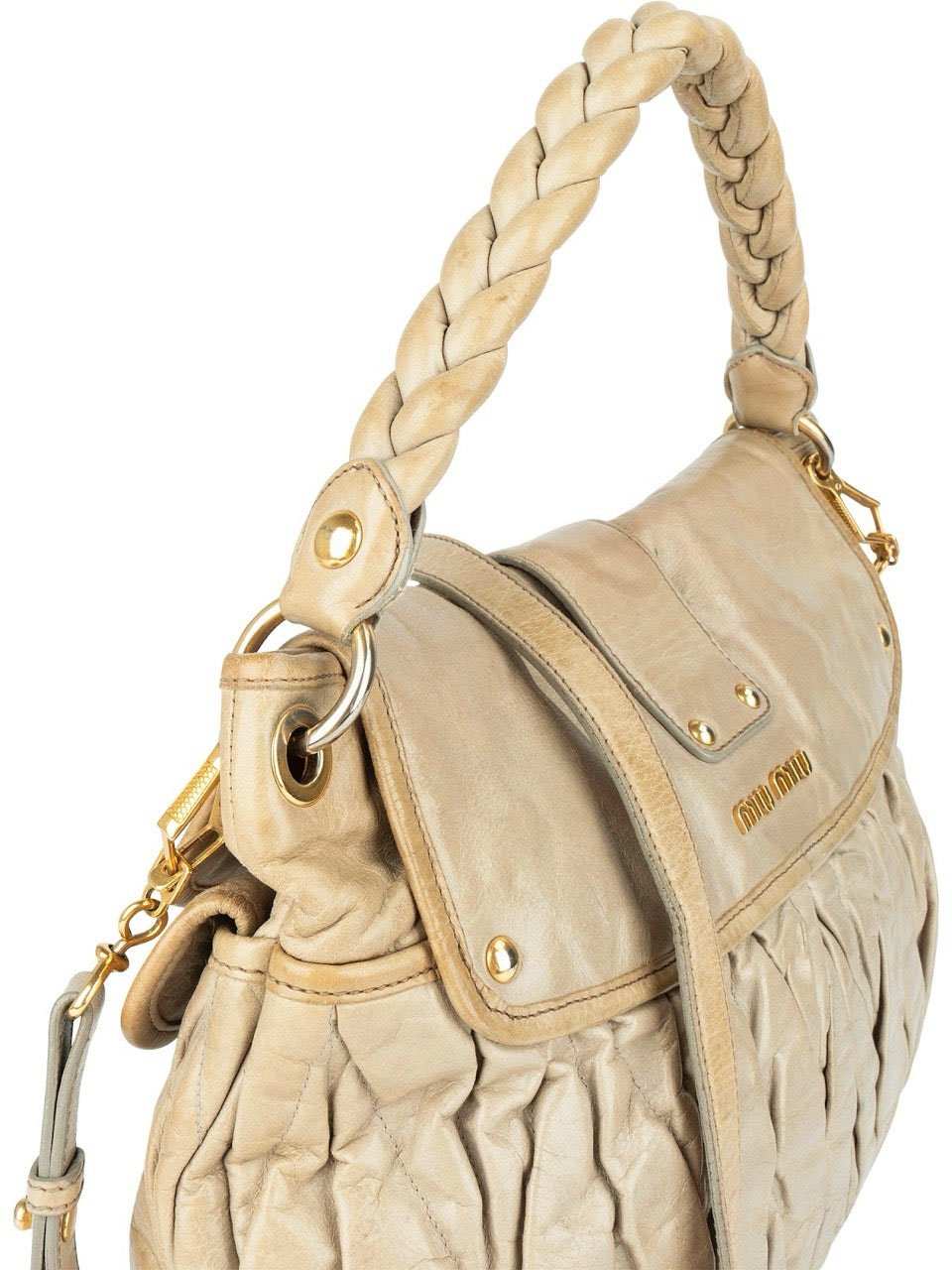 Miu Miu Vitello Lux City Handbag Divers